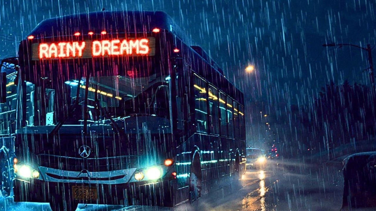 EXTENDED Bus Rain Sounds: Multi-Perspective Soundscape for Deep Sleep, Deep Rest & Productivity