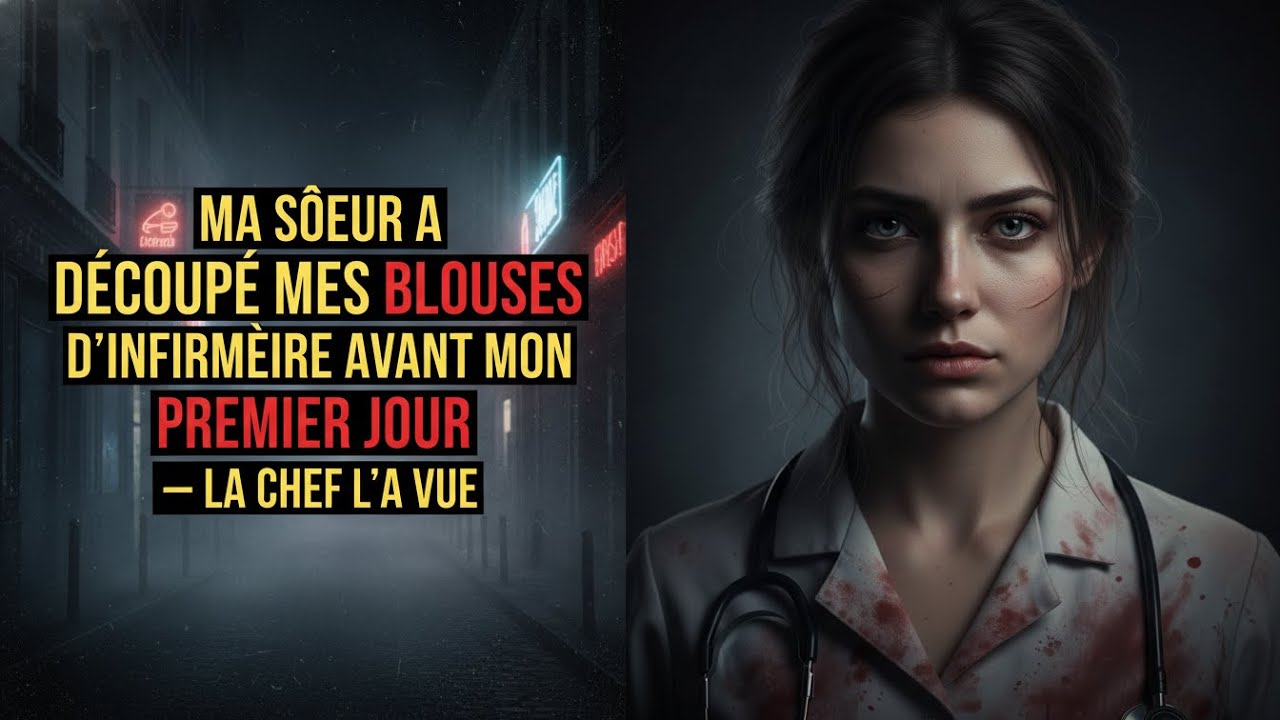 MA SŒUR A DÉCOUPÉ MES BLOUSES D’INFIRMIÈRE AVANT MON PREMIER JOUR — LA CHEF L’A VUE