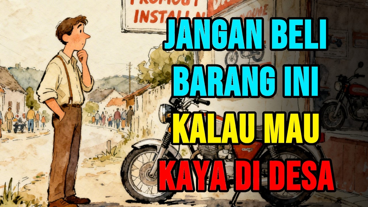Jangan Beli Barang Ini kalau Mau Lebih Kaya di Desa
