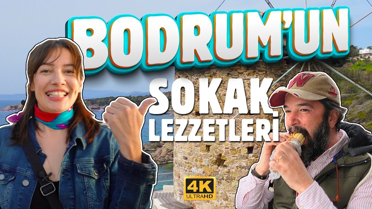 Bodrum'un Sokak Lezzetleri 🌯🫔🍦🍨🎂🍰☕️🥧🍝