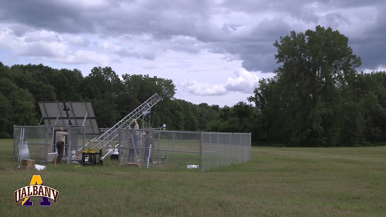 NYS Mesonet: First Weather Tower Installation