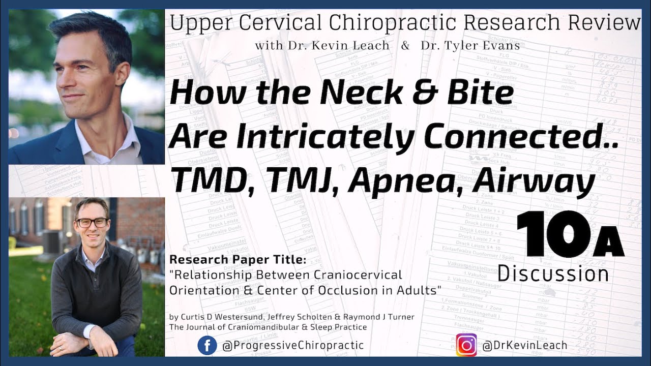 TMJ, TMD, Airway & Apnea | Upper Cervical Chiropractic Research Show | #010a