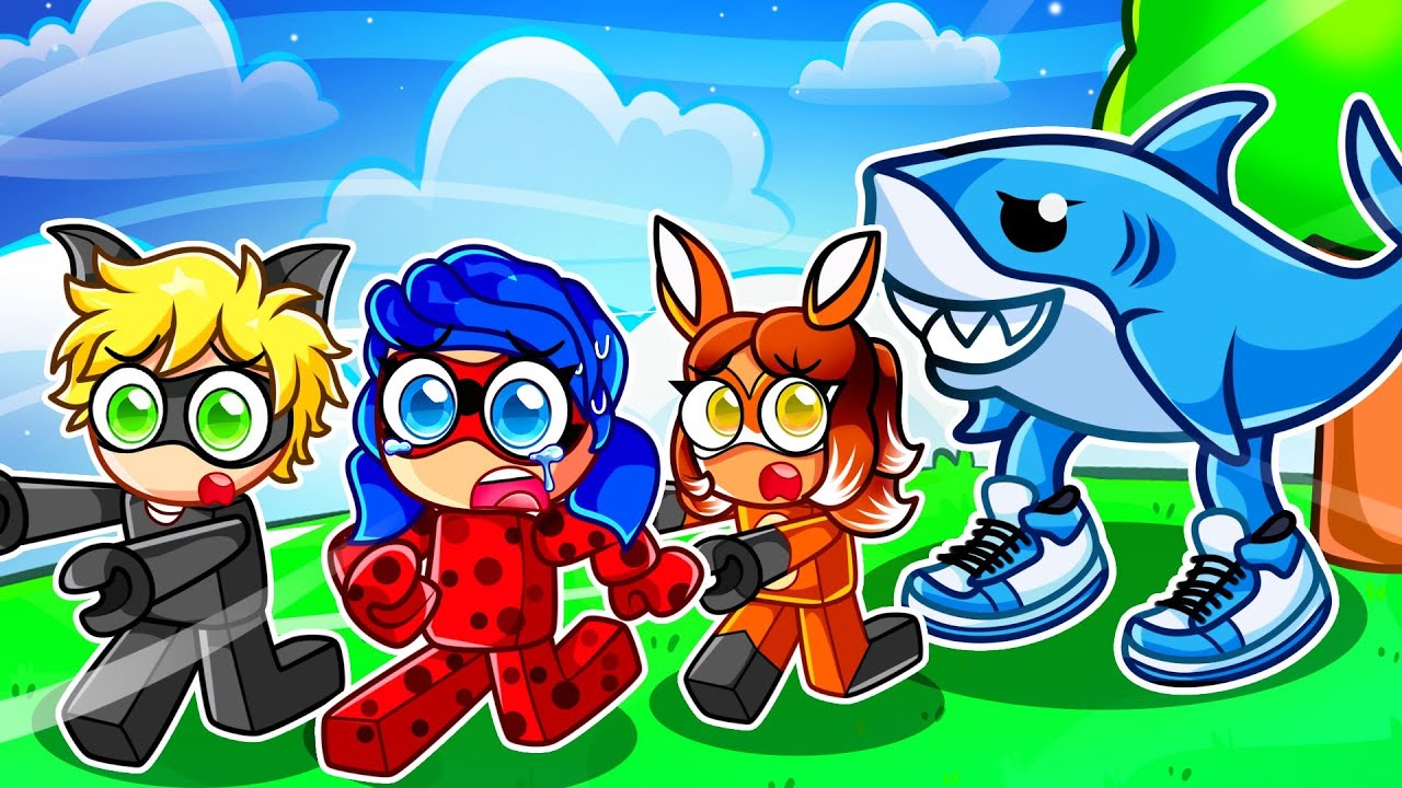 Ladybug Trolls Miraculous Friends with TRALALERO TRALALA IN Roblox!