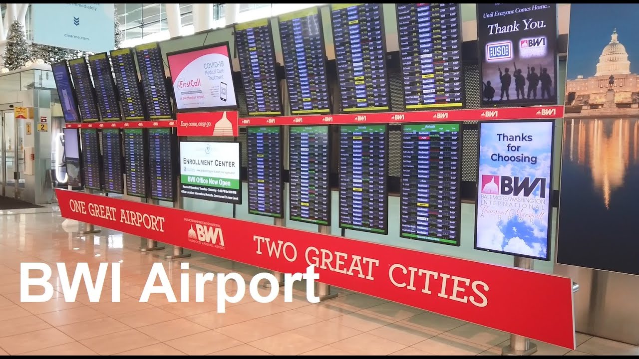 Baltimore Washington International Airport | BWI Airport | Terminal walking tour