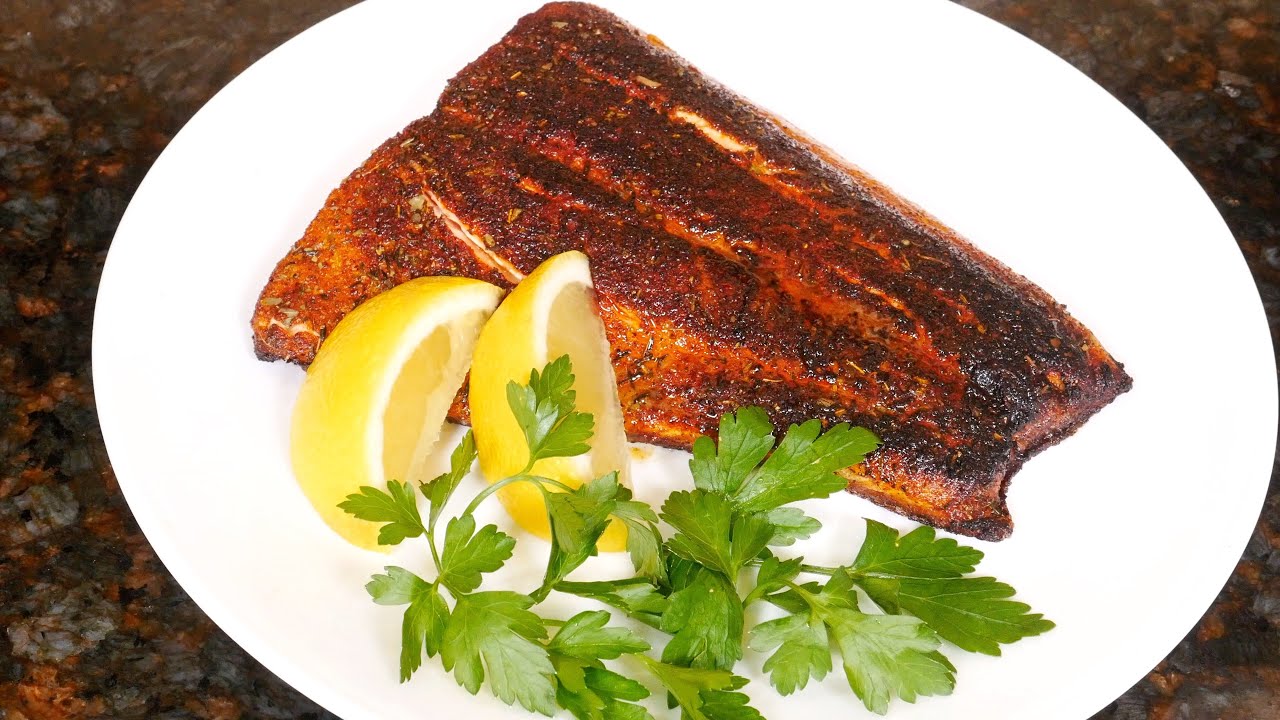 Crispy Blackened Salmon