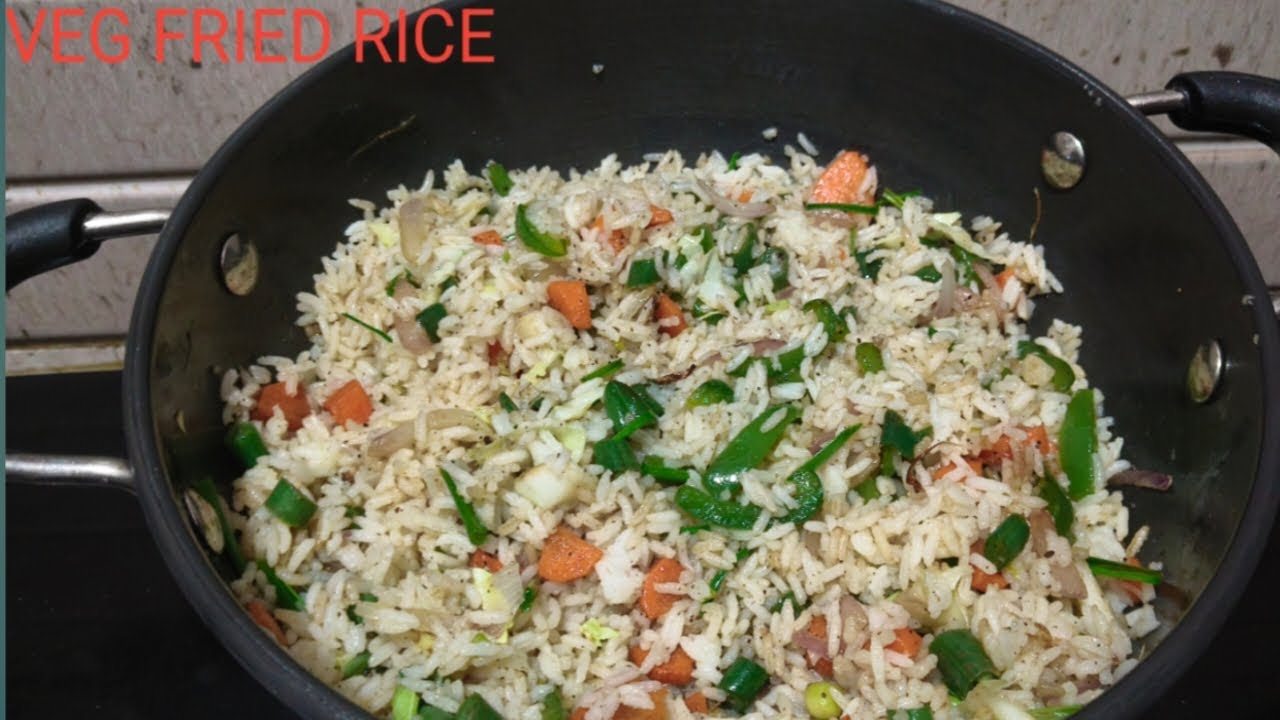 VEG FRIED RICE | ವೆಜ್ ಫ್ರೈಡ್ ರೈಸ್ in Kannada 