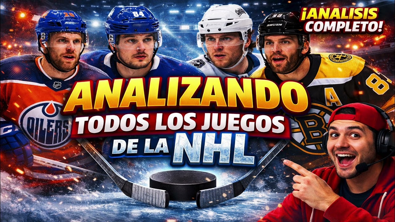 NHL HOY 🔥 Analizamos TODOS los juegos + Mejores Pronósticos | Parley Zuliano