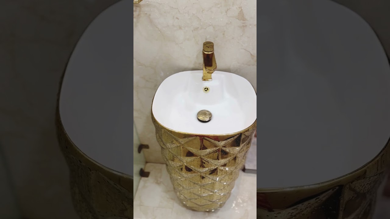 Golden theme washroom ✨