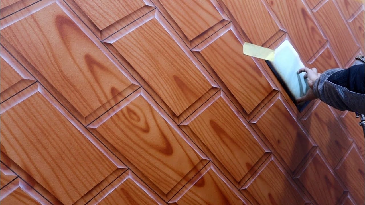 деревянная стена | декор деревянных стен | Вы не поверите, просто рисование красками