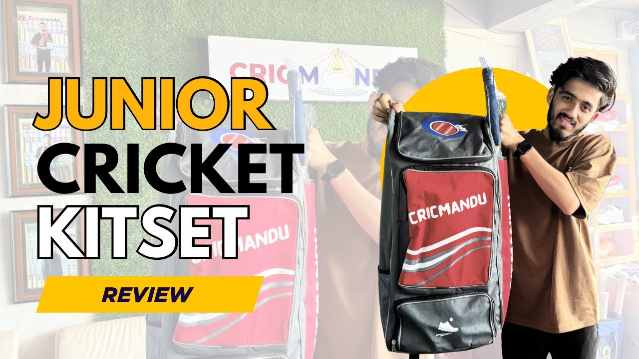 Perfect kitset for 6-13 years old || Junior Cricket kitset review || Cricmandu Nepal