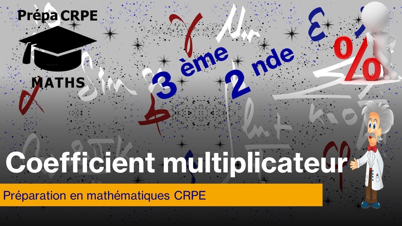Lien entre le coefficient multiplicateur et le taux de variation en %