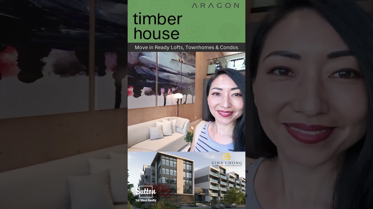 Timber House by Aragon selling now in New Westminster! 1-4 bed condos, townhomes and lofts