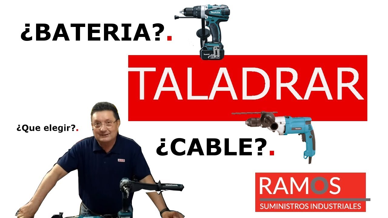 Diferencia entre herramienta de batería y herramienta a cable