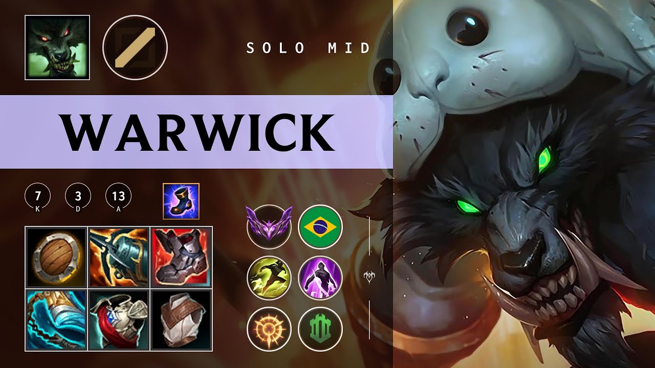 Warwick Mid vs Azir - BR Master Patch 26.01