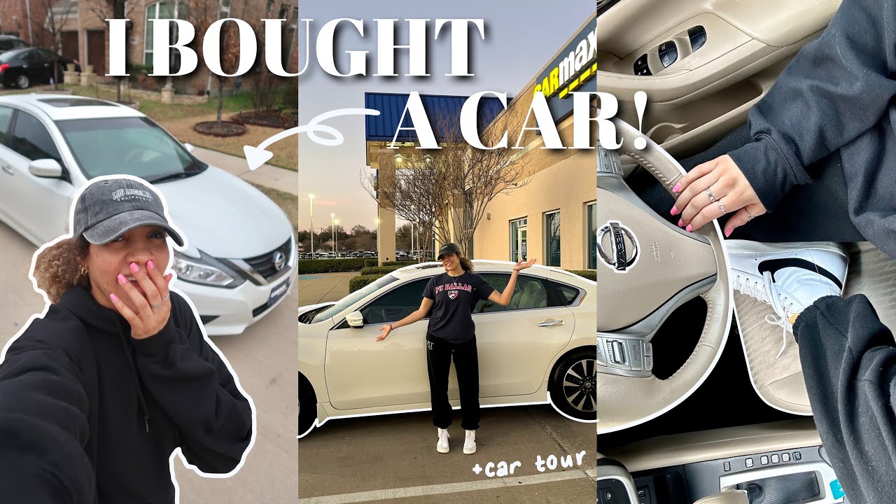 I BOUGHT MY FIRST CAR! + CAR TOUR