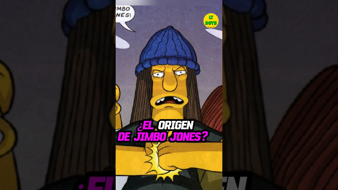 &iquest;El Origen de Jimbo Jones? #thesimpsons