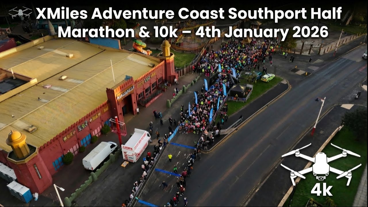 XMiles Adventure Coast Southport Half Marathon & 10k – 4th January 2026
