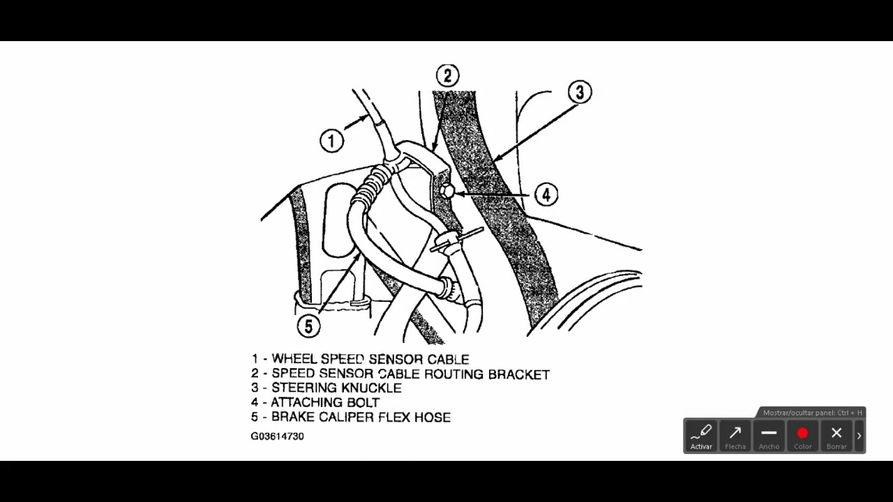 chrysler sebring 2004 cambio de brazo de control inferior  lado copiloto