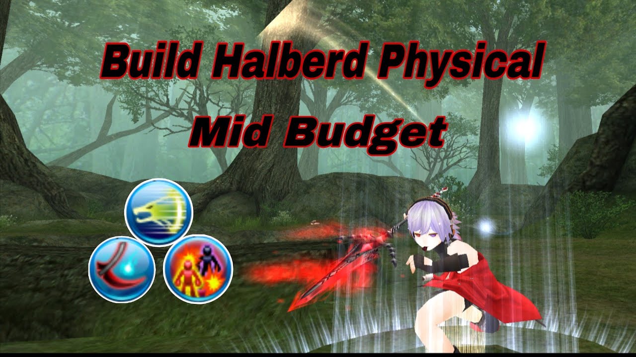 Build Halberd Physical Mid Budget - Toram Online 