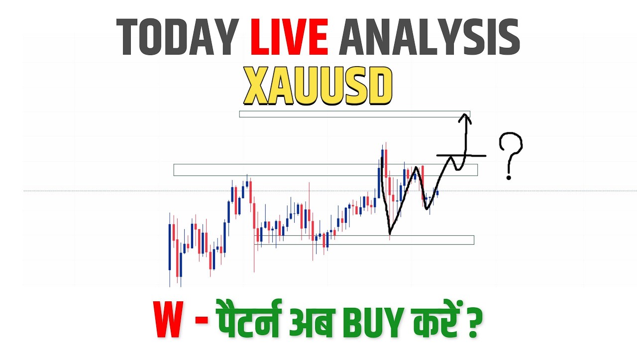 XAU/USD GOLD today live analysis in hindi || Today gold forecast || Simple technical analysis hindi