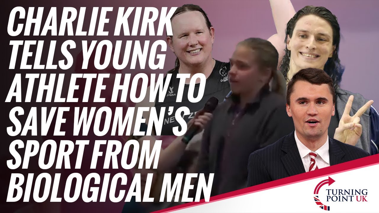 Charlie Kirk Tells Young Athlete How to Save Women's Sport From Biological Men