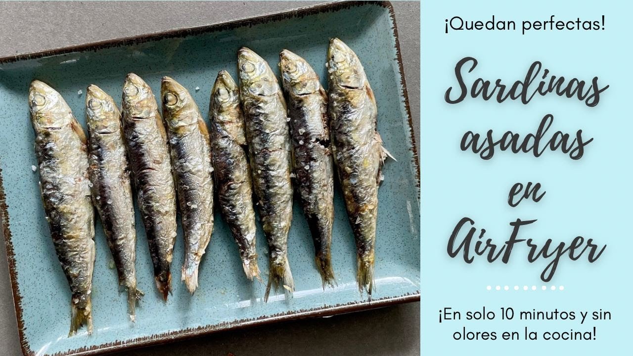 Cómo Hacer SARDINAS EN FREIDORA DE AIRE🐟 Fácil, Rápido y SIN OLORES 💯