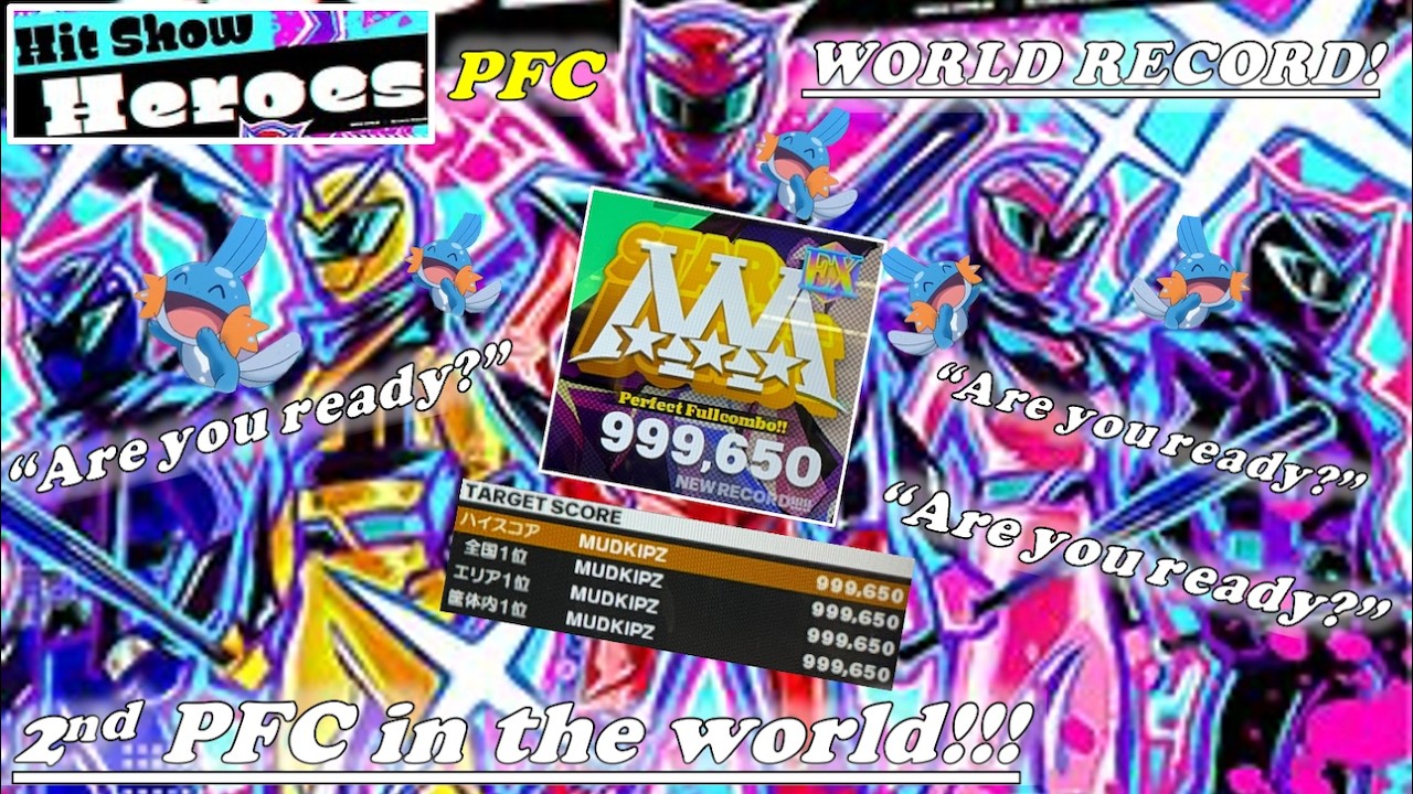 [DDR WORLD] Hit Show Heroes (ESP-16) PFC + World Record (2nd PFC in the world!)