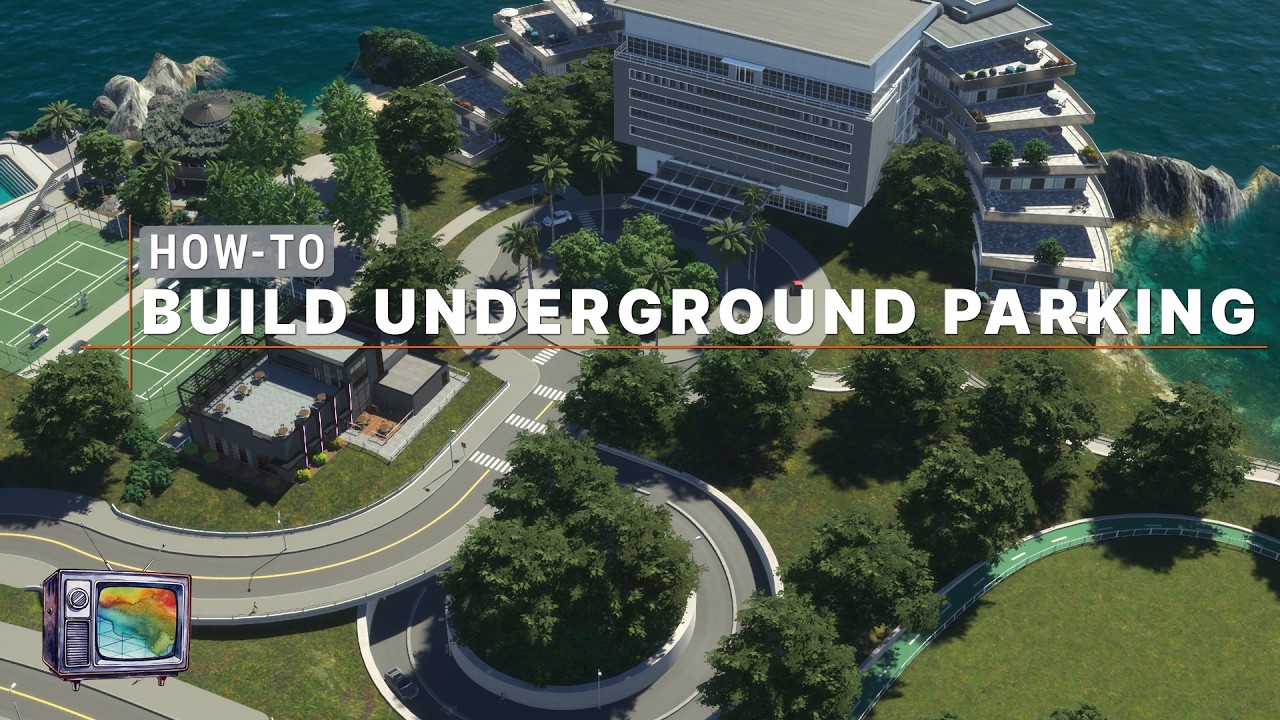 How to Build Parking Tunnels in Cities: Skylines 2