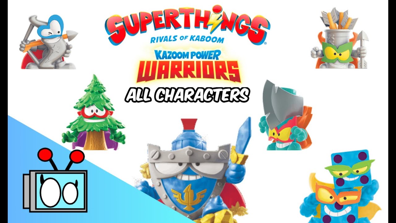 ⚡Superthings Kazoom Power Warriors⚡All New Characters