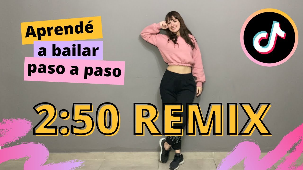 TUTORIAL TIK TOK DANCE | 2:50 Remix