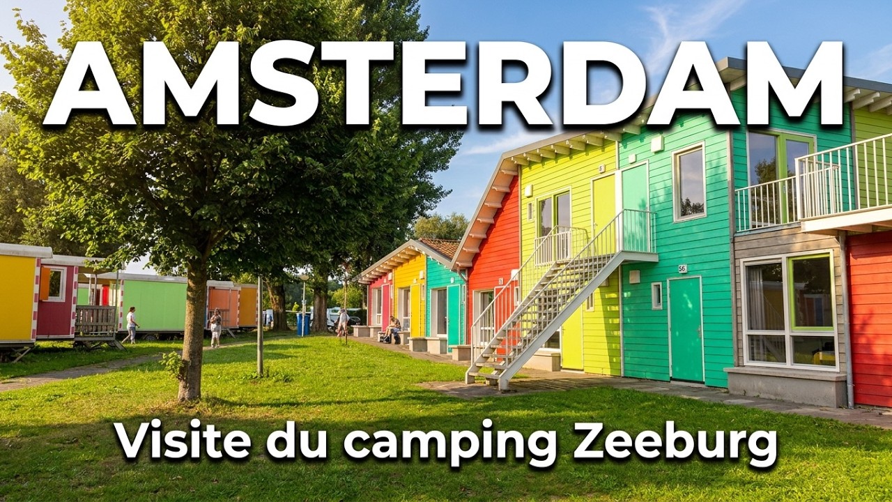 AMSTERDAM 🇳🇱 Come with me to visit the camping Zeeburg, the best one in Amsterdam !