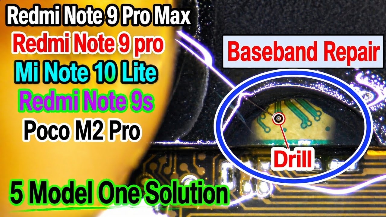 (हिंदी मैं) || Redmi Note 9 pro BASEBAND Repair || Poco M2 Pro/Note 9s/Note 10 Lite/Note 9 Pro Max |