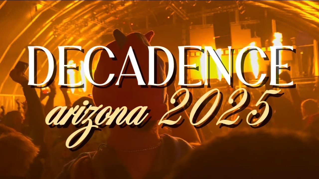 DECADENCE ARIZONA 2025!!! (pregames, grwm, festival sets + more)