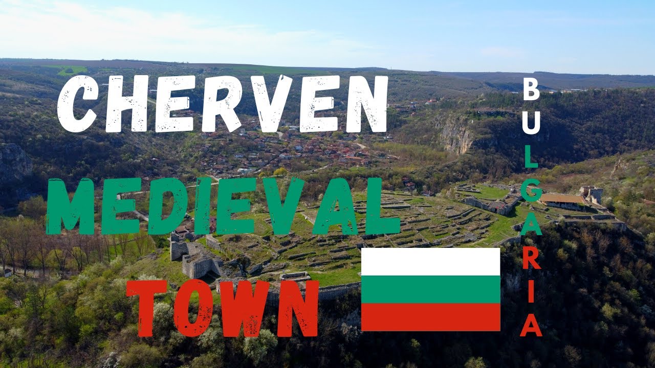 Cherven Medieval city and Fortress near Bucharest (drone 4k)