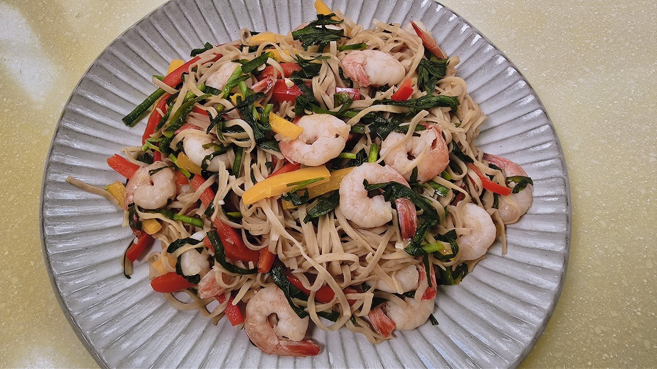 Spicy & Sour Shrimp Noodles | Cooking | ASMR