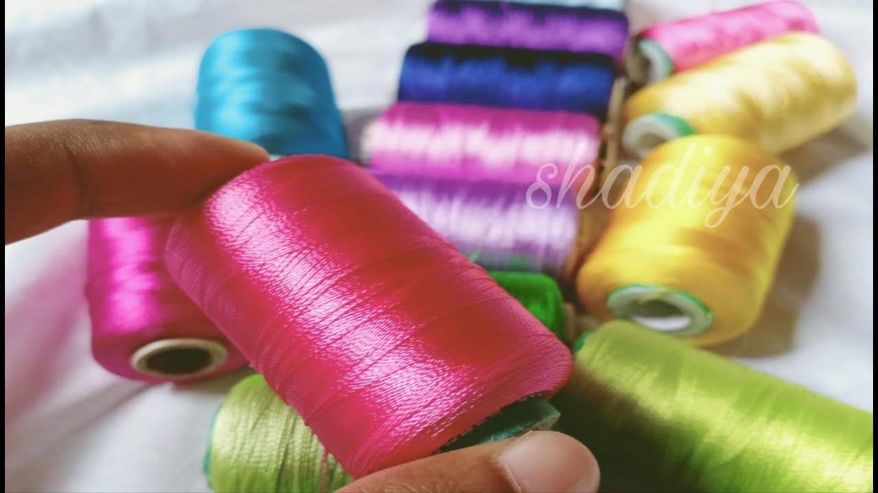 about silk thread| how to handle silk thread |shadiya