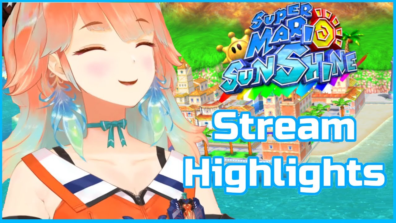 Super Mario Sunshine Stream Highlights [Takanashi Kiara / Hololive EN]