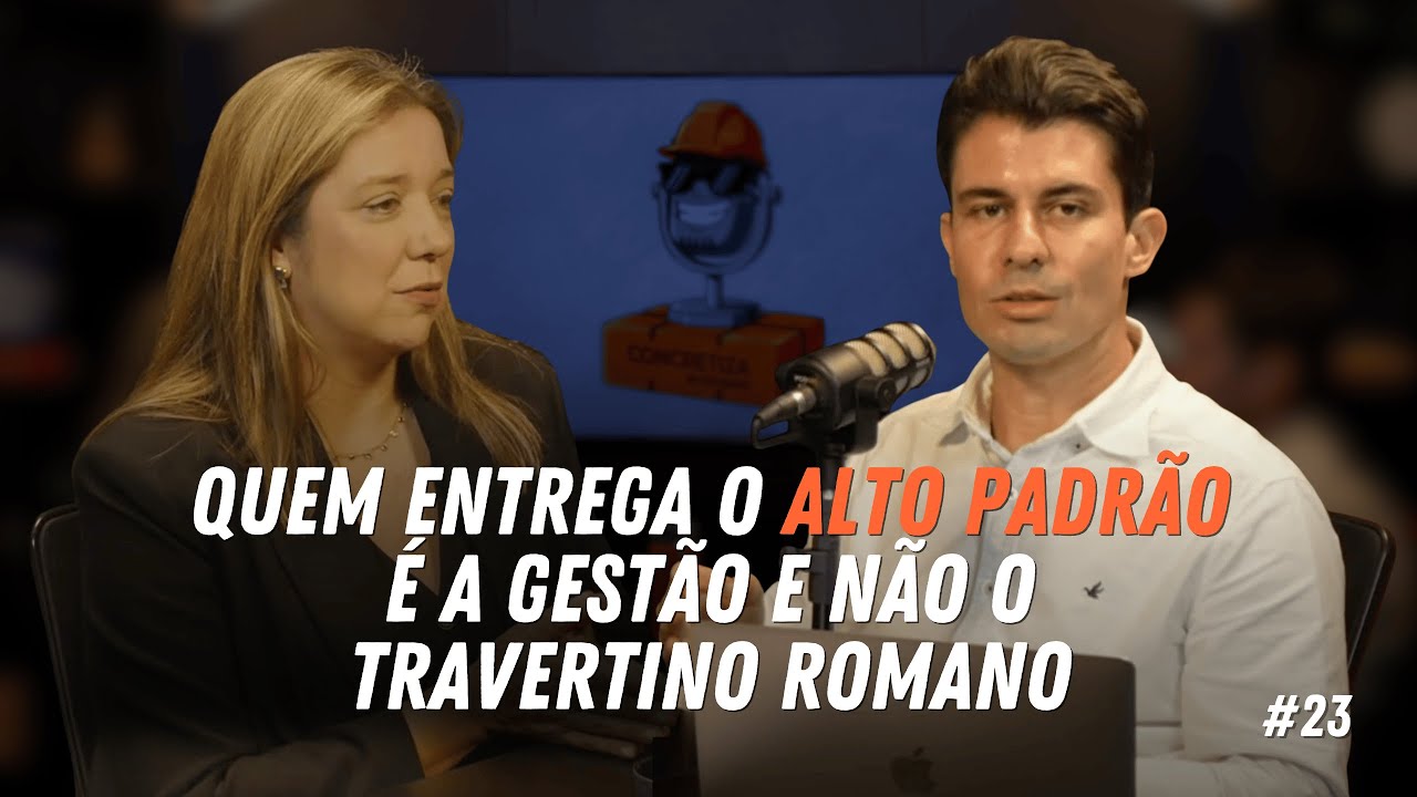 QUEM ENTREGA ALTO PADRÃO É A GESTÃO E NÃO O TRAVERTINO | Ep.23 com Patricia Costa, CEO da HemeraLab