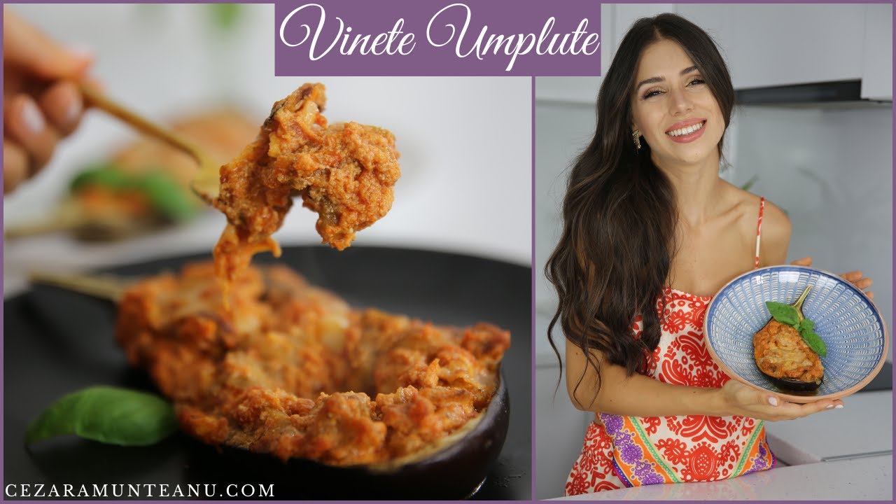 Bărcuțe de vinete/ Vinete umplute cu sos de roșii și Ricotta (Rețetă simplă, absolut delicioasă!)
