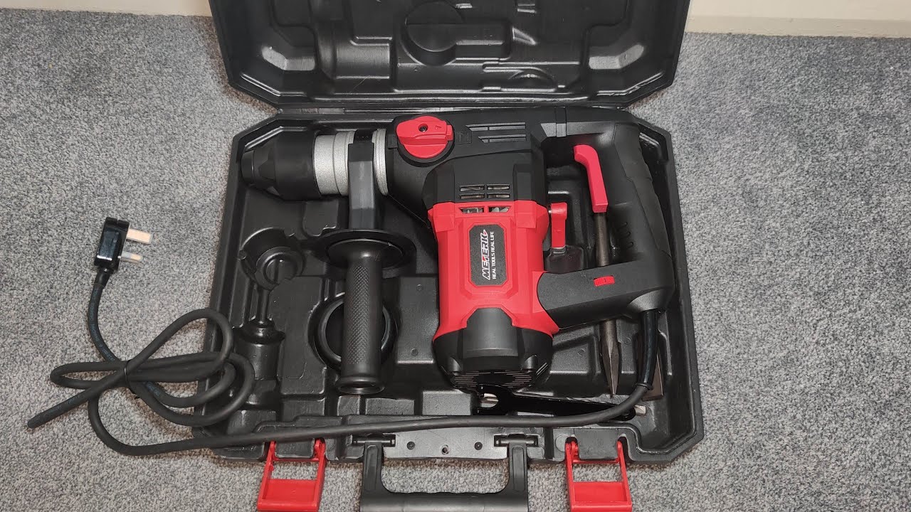 Meterk Rotary Hammer Drill Z1C-DS-32L/T (Unboxing)