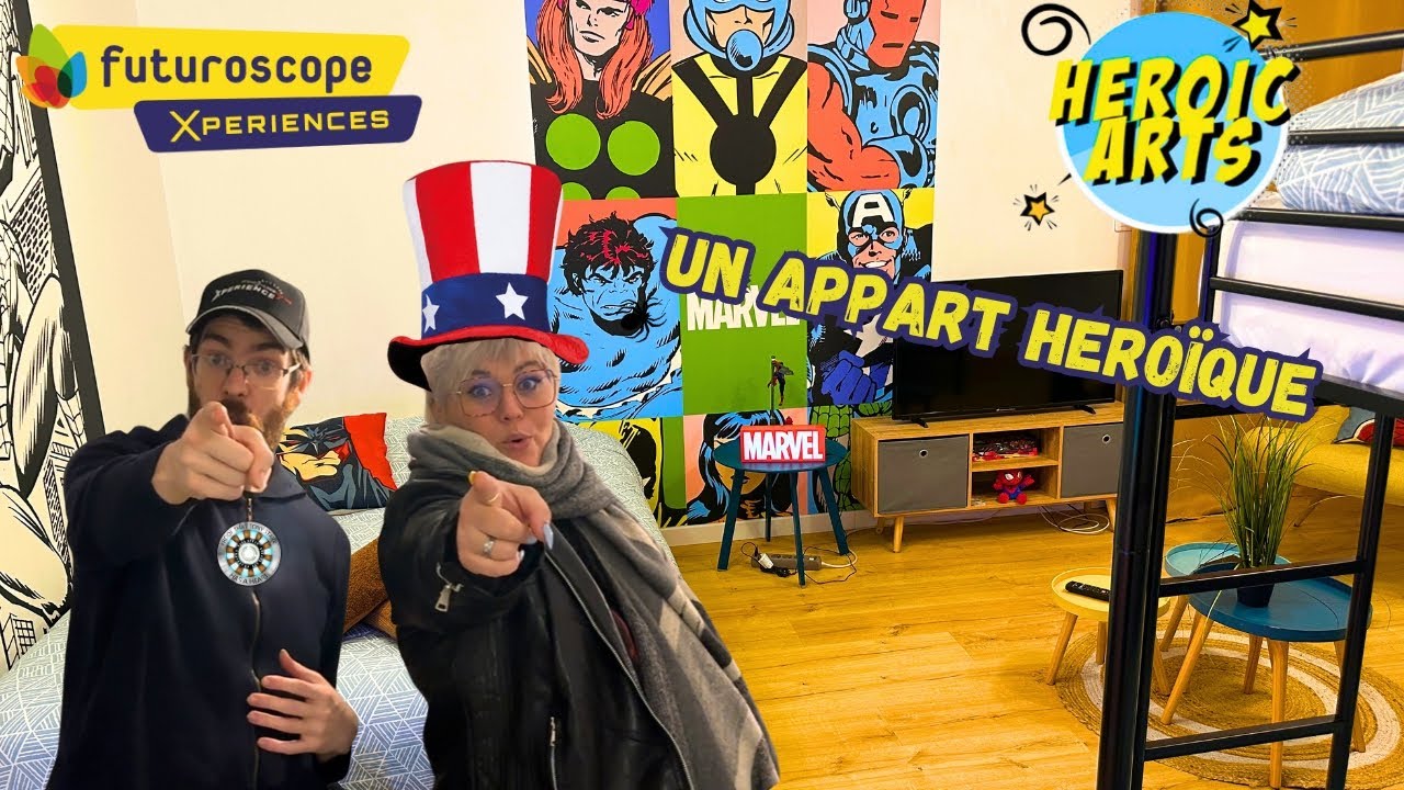 Appartement Marvel et DC Comics à 5 minutes du Futuroscope ! 🦸‍♂️🦸‍♀️✨