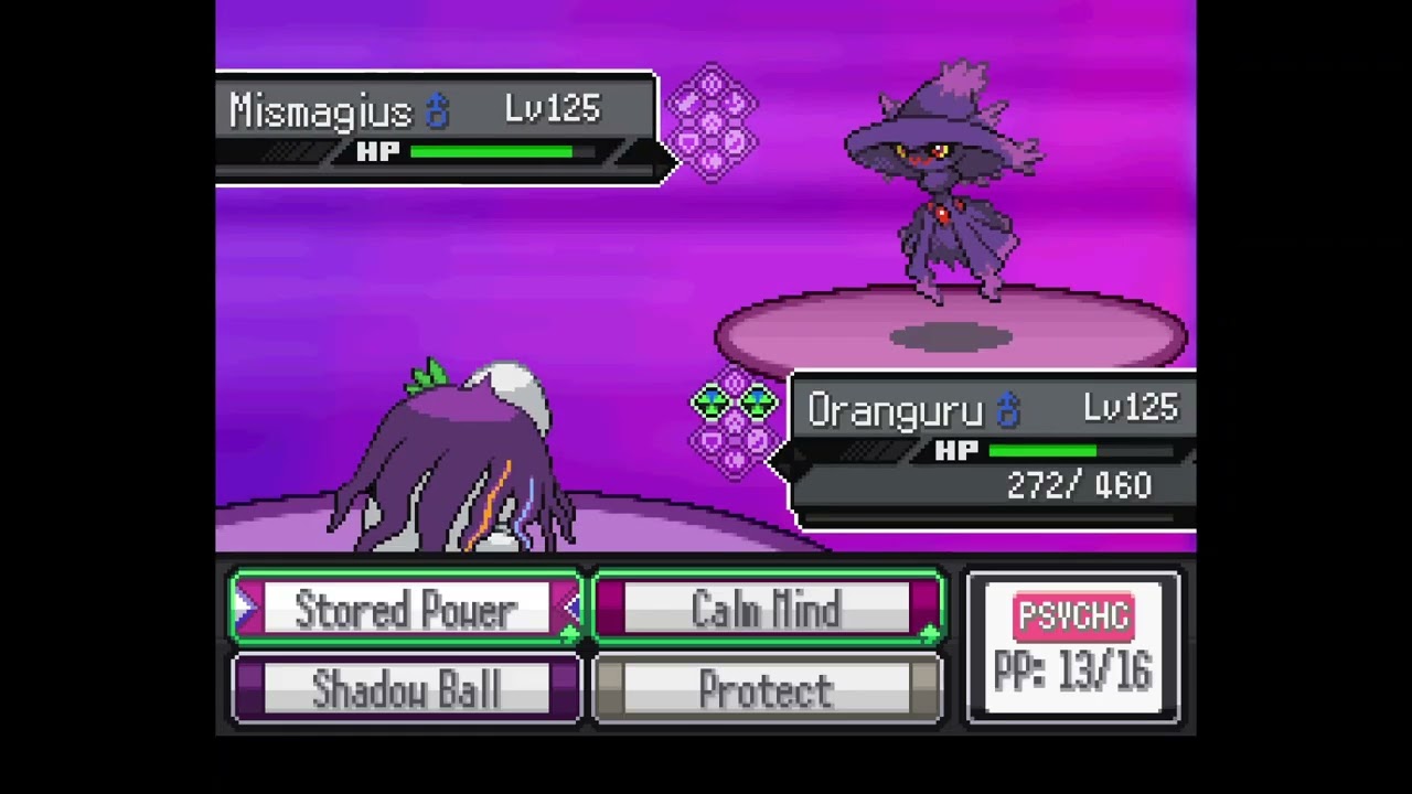 Pokemon Reborn MonoPsychic HC Nuzlocke Postgame VS Umbral Euphie (Orangoru Sweep)