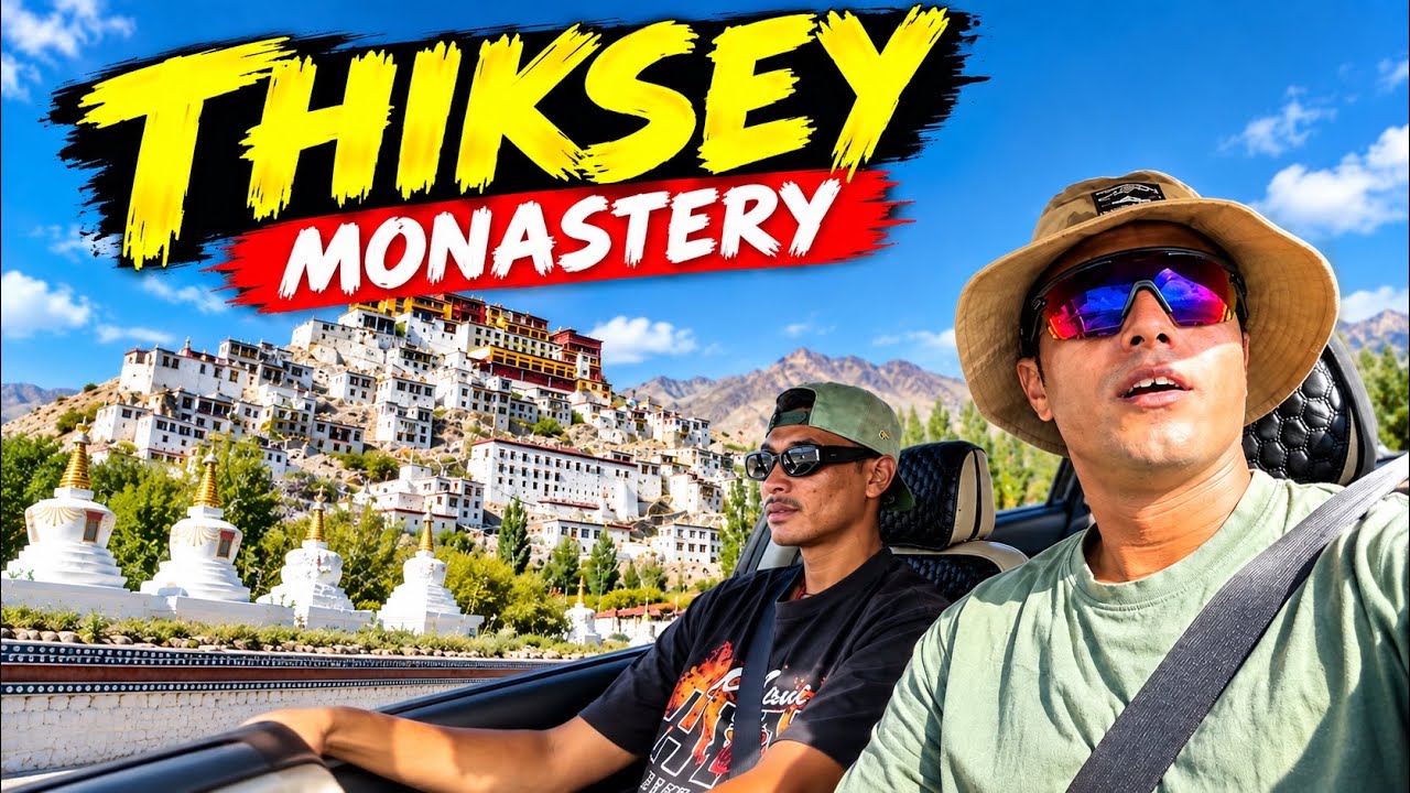 Thiksey Monastery Visit | Leh Ladakh ka Amazing View