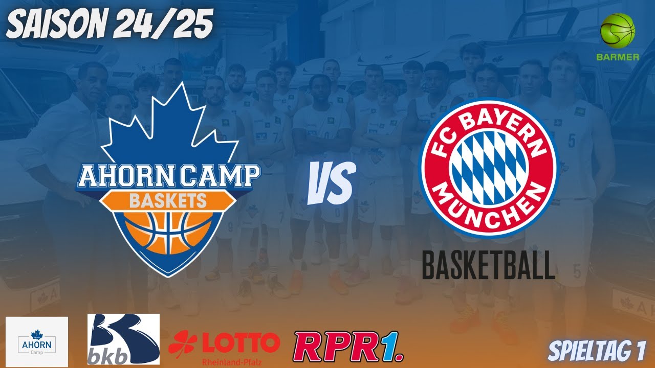 ProB Süd - Saison 2024/25- AHORN CAMP BASKETS SPEYER vs. FC Bayern Basketball II