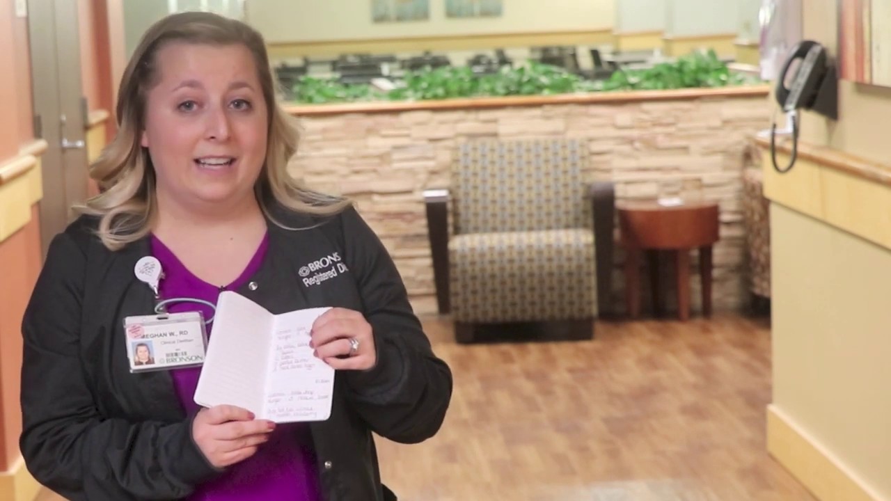 Bronson Clinical Dietitian Explains the Importance of Keeping a Food Journal