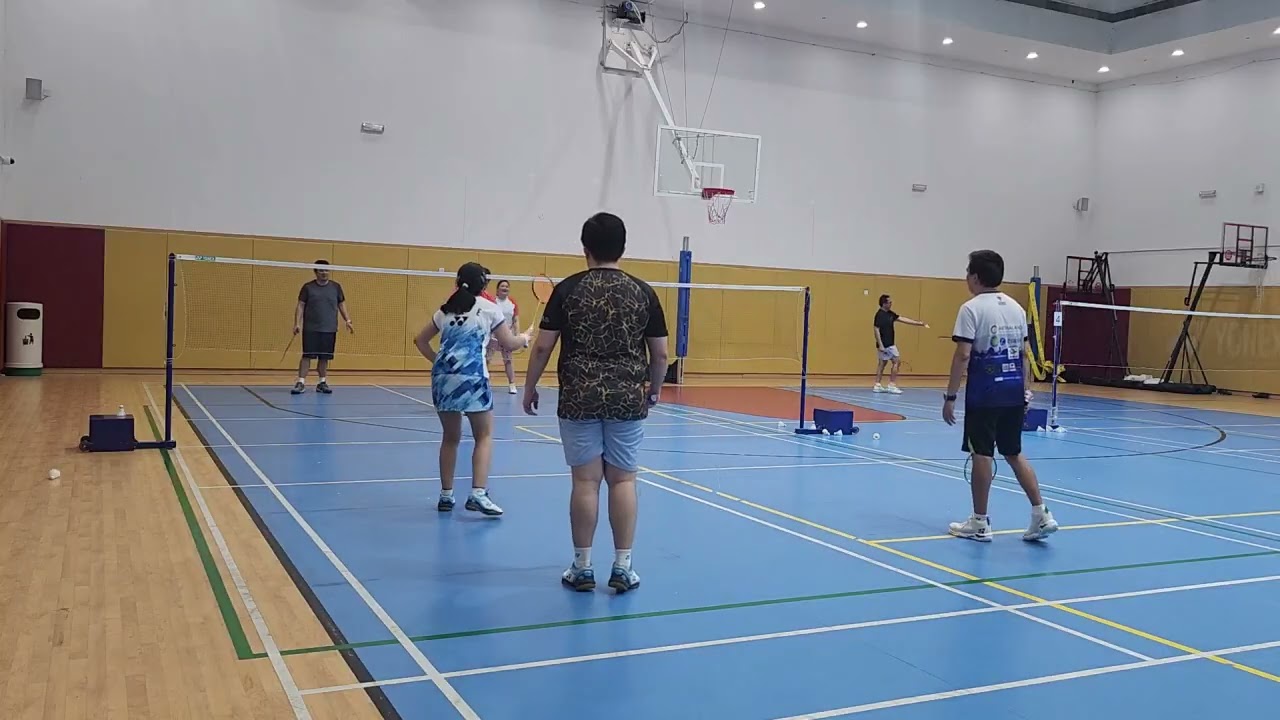 3 on 3 - Jabesh/Jigs/Irene vs Jeron/William/Anne