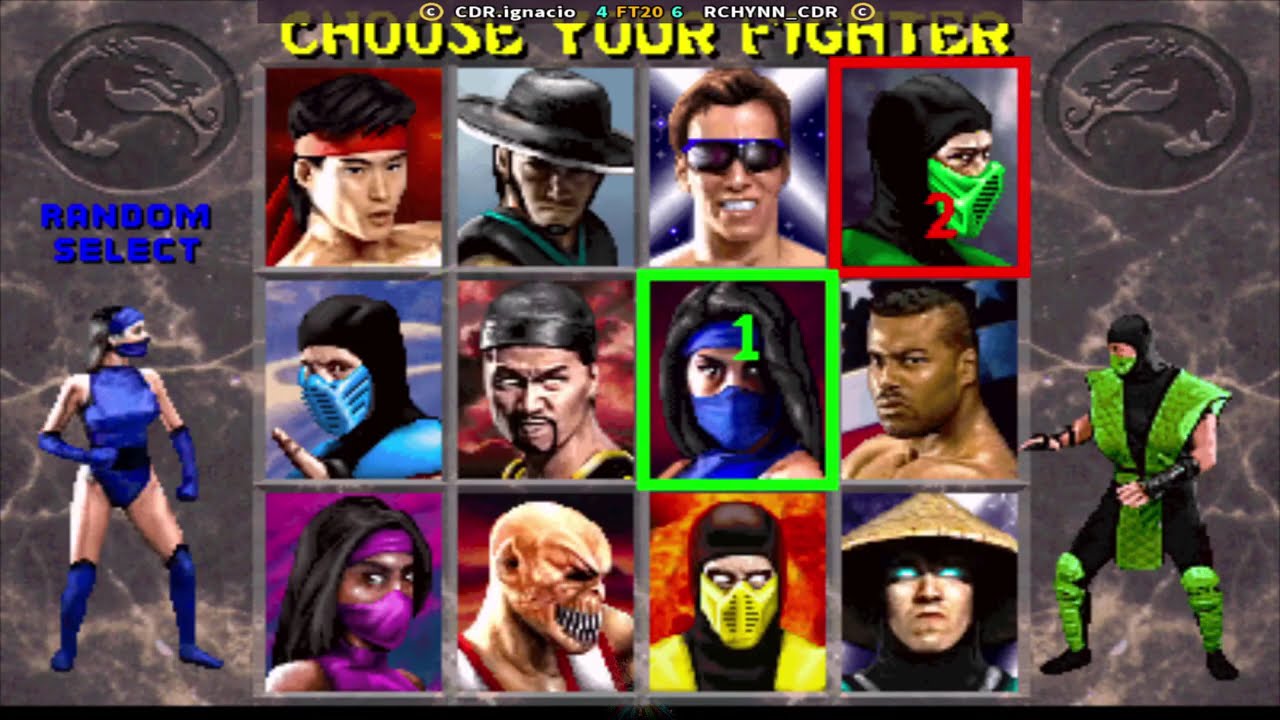 Mortal Kombat 2 CDR.ignacio (CH) Vs RCHYNN_CDR (MX) || Play Date 28 Jna 26