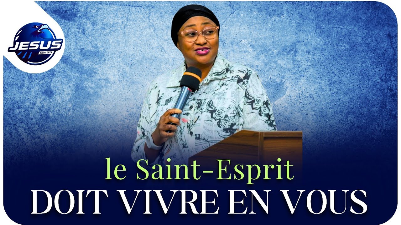 Pasteur joelle Kabasele : Le Saint-Esprit doit vivre en toi