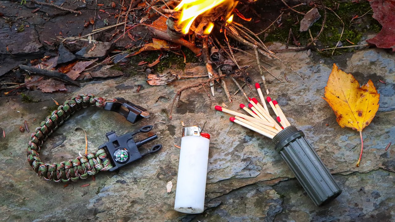 FLINT vs LIGHTER vs MATCHES | Fire Starter Shootout