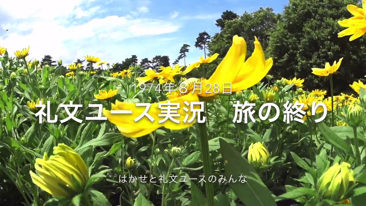 礼文ユース実況　旅の終り　昭和47年今年の歌　昭和のフォーク